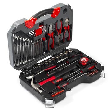 Gereedschapsset | Toolland | 78-delig (Met opbergkoffer), Verzenden, Nieuw