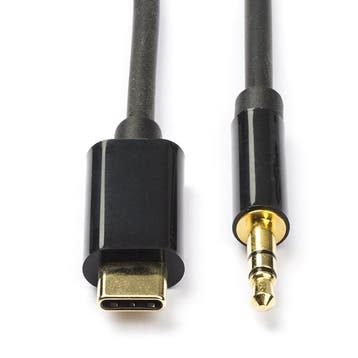 USB C naar jack 3.5 mm kabel | M  M | Roline | 3 meter, Verzenden, Nieuw