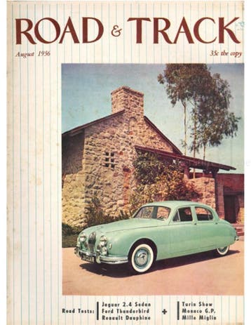 1956 ROAD AND TRACK MAGAZINE AUGUST ENGELS, Nieuw, Author