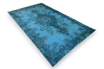 Blauwe vintage - Vloerkleed - 285 cm - 165 cm -