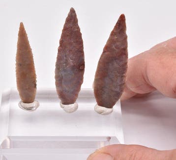 Chalcolithisch Jasper, Flint 3 indrukwekkende grote, Antiek en Kunst