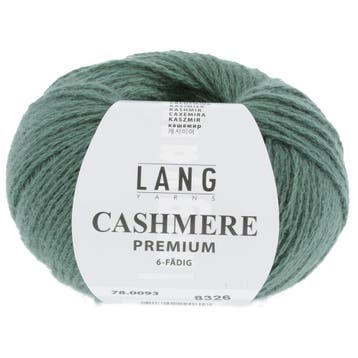 LANG Yarns Cashmere Premium - 93 Zeegroen - Puur Kasjmier, Ophalen of Verzenden, Nieuw