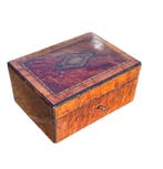 Napoleon III box in burr amboyna and rosewood - 19th century, Antiek en Kunst