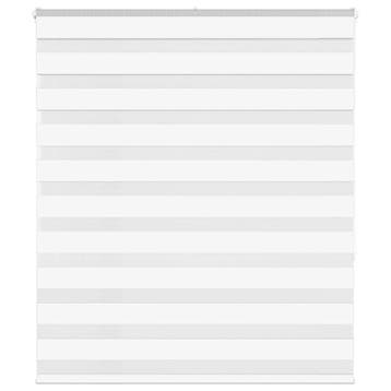 vidaXL Zebra rolgordijn 120x150 cm stofbreedte 115,9cm, Verzenden, Nieuw, Wit
