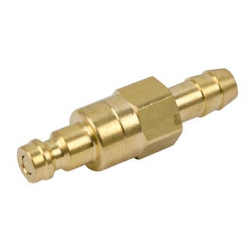 Insteeknippel met gasklep Argon/menggas male x 8mm slangp..., Doe-het-zelf en Verbouw, Verzenden, Nieuw, Overige typen