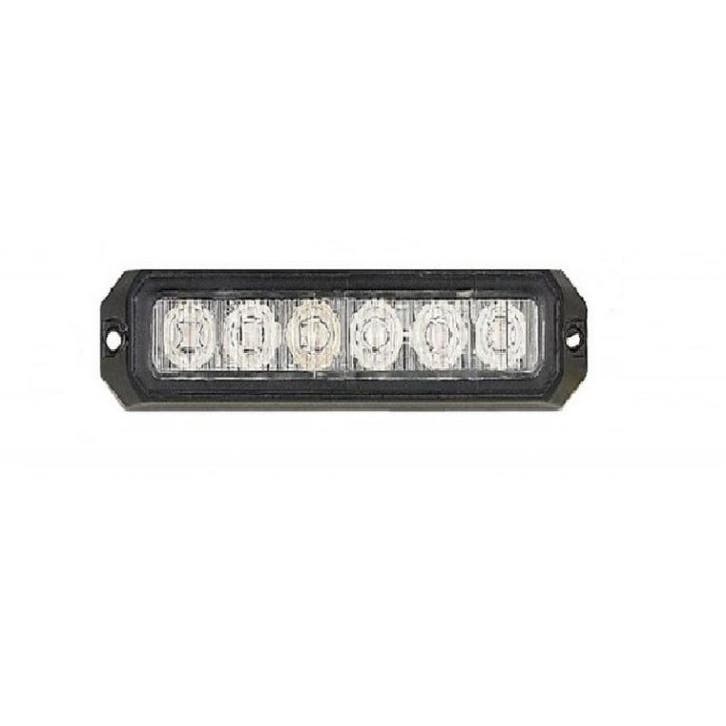 ORANJE bumper flitser - E keurmerk - R65 - 6 LED Compact - s, Hobby en Vrije tijd, Elektronica-componenten, Nieuw, Ophalen of Verzenden