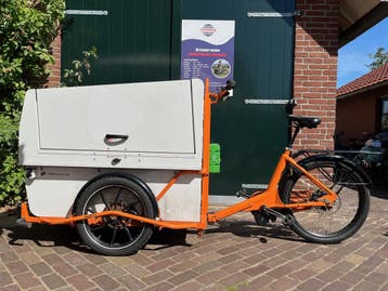 Nijland Cargo Cycling bakfiets, ex Post NL, Fietsen en Brommers, Fietsen | Bakfietsen, Goederen, Elektrisch, Zo goed als nieuw