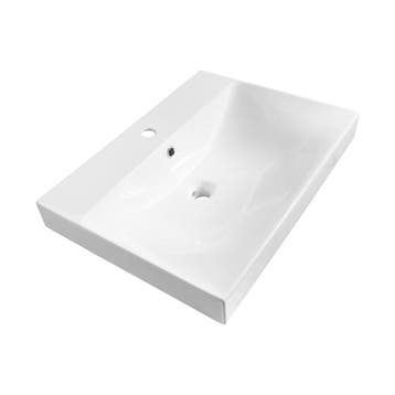 Brauer Aurora Wastafel - 60 cm - met 1 Spoelbak en 1, Ophalen of Verzenden, Nieuw