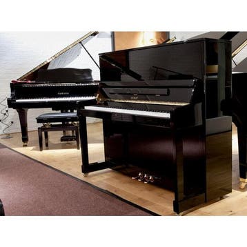 Petrof P 125 M1 PE chroom piano, Nieuw, Zwart, Piano
