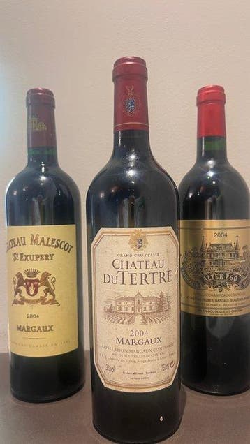 2004 Chateau Du Tertre, Château Malescot St. Exupéry & Alter, Nieuw
