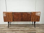 Credenza - Sideboard bekleed met mahonie en voorzien van een
