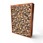 Geroba Egura C6 houtopslag 1500x385x2000mm - Cortenstaal, Verzenden, Nieuw