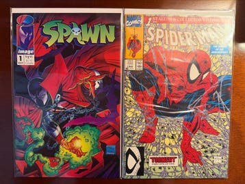 Spawn, Spider-Man 1 - Spawn - 2 Comic - Eerste druk -, Boeken, Nieuw