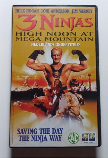3 NINJAS: HIGH NOON AT MEGA MOUNTAIN (VHS), Verzenden, Gebruikt