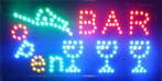 Bar drank cafe LED bord lamp verlichting lichtbak reclamebor, Verzenden, Nieuw