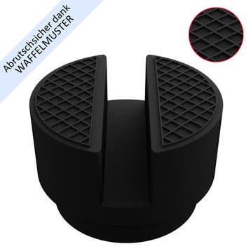 Krik Pad Zwart Ruber Staal 52-49x37,5mm (Auto-Fiets), Verzenden, Nieuw