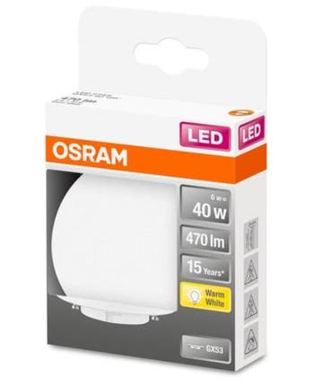 Osram LED GX53 4.9W 470lm 2700K Mat Niet-Dimbaar, Ophalen of Verzenden, Nieuw