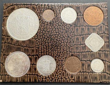 Nederland. muntset 1913 - 1941 (Zonder minimumprijs)