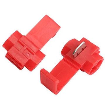 Kabelschoen aftakklem 100 stuks - Draad Connectors Rood - 0,, Ophalen of Verzenden, Nieuw