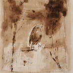 Matthieu van Riel - Roodborstje (Monochroom)