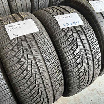 2 x Hankook Winter i*cept 265-40-20 Winterbanden 7mm, Gebruikt, 265 mm, Band(en), Personenwagen