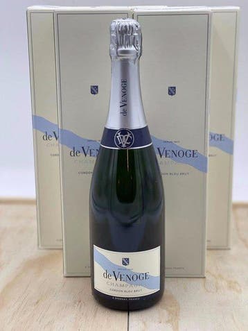 De Venoge, Cordon Bleu - Champagne Brut - 6 Flessen (0.75, Nieuw