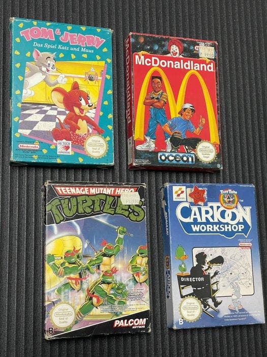 Nintendo - Nes - Lote 4 Jogos Nintendo NES (PAL-B) –, Spelcomputers en Games, Spelcomputers | Overige Accessoires