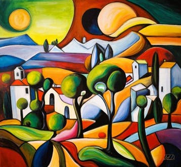Denis Mihai - Sunset in Tuscany