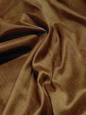 Luxury Bronze Shantung Fabric – Made in Italy vedere, Antiek en Kunst