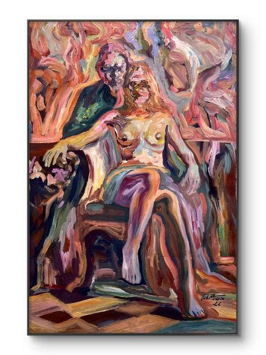 Cosmin Marian Guta (1994) - “Noi” - XL, Antiek en Kunst, Kunst | Schilderijen | Modern