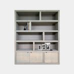123Kast - Vakkenkast Londen 01 - 200x40x240H cm - Eiken - 3, Verzenden, Nieuw