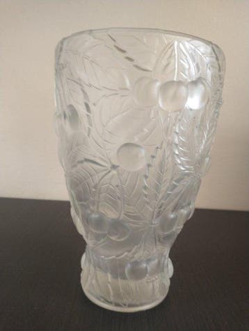 Barolac - Josef Inwald - Vaas - Art déco kersen - Glas -, Antiek en Kunst