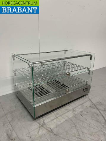 RVS Warmhoudvitrine 50 liter 55,4 cm 230V Horeca, Ophalen of Verzenden, Nieuw in verpakking