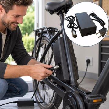 Falkx E-bike acculader 42 V 2 A met XLR3-aansluiting voor..., Ophalen of Verzenden, Nieuw, Overige typen