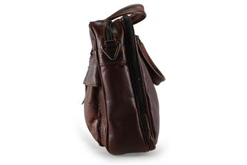 Manfield Handtas Cognac | ACTIE, Verzenden, Zo goed als nieuw