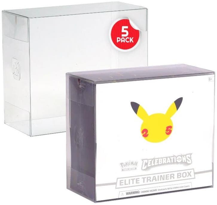 Premium - PET Pokemon Elite Trainerbox Protector (5-pack) |, Hobby en Vrije tijd, Verzamelkaartspellen | Overige, Nieuw, Verzenden