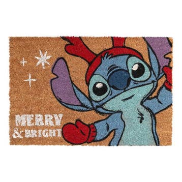 Kerst deurmat | Disney | 60 x 40 cm (Stitch), Verzenden, Nieuw