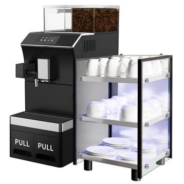 GGM Gastro | Professionele volautomatische espressomachine -, Verzenden, Nieuw, Kop(pen) en/of Schotel(s)