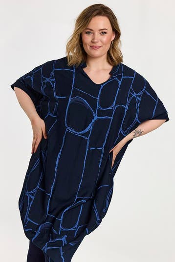 Gozzip jurk met heldere lijnen Maat:, Kleding | Dames, Verzenden, Nieuw, Overige kleuren