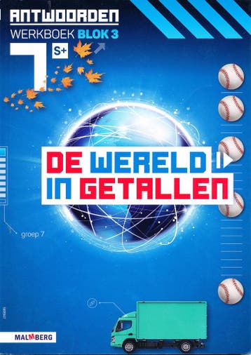 De wereld in Getallen versie 5 Antwoorden blok 3 groep 7 S+, Verzenden, Nieuw