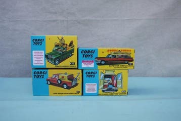 Corgi 1:43 - Modelauto (4) - 4 x 1960s Corgi Toys, Nieuw