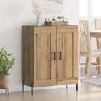 vidaXL Dressoir Artisan Eiken 69,5 x 34 x 90 cm, Verzenden, Nieuw, Overige houtsoorten, Minder dan 50 cm