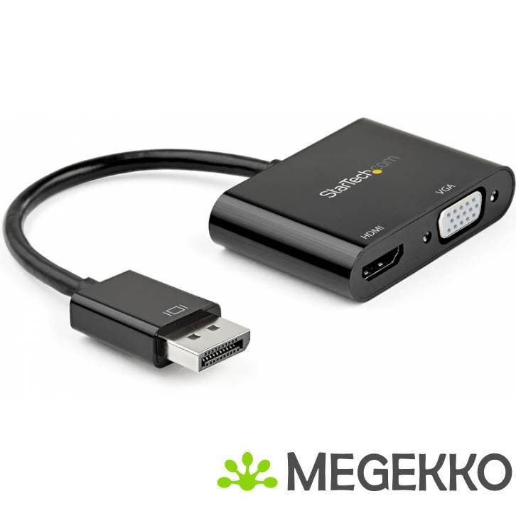 StarTech.com DP2VGAHD20 video kabel adapter DisplayPort HDMI, Computers en Software, Pc- en Netwerkkabels, Nieuw, Verzenden