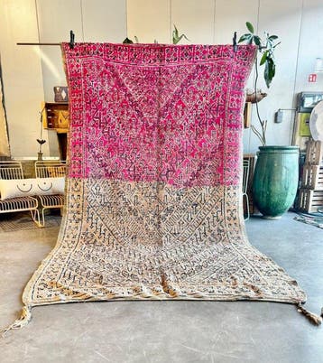 Mid-century Modern Marokkaans Tapijt - Berber Beni MGuild, Nieuw