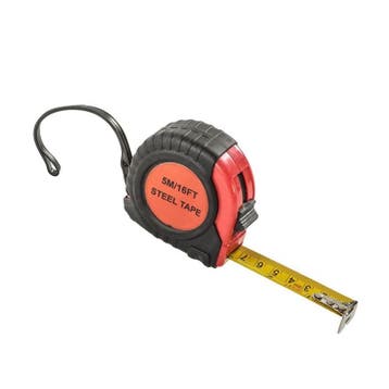 Meetlint 5 meter – rolbandmaat – rolmaat 5 m., Ophalen of Verzenden, Nieuw