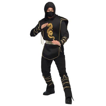Kostuum Ninja Hanzo Zwart, Ophalen of Verzenden, Nieuw