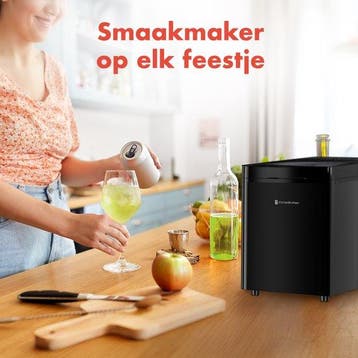 2dekans | KitchenBrothers Ijsblokjesmachine - 2.1L - 15kg/24, Huis en Inrichting, Ophalen of Verzenden, Zo goed als nieuw