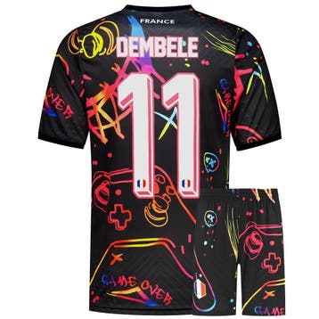 Frankrijk Voetbaltenue Dembele - Gaming - Kind en, Sport en Fitness, Voetbal, Verzenden, Nieuw
