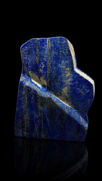 Grote lapis lazuli vrije vorm met pyriet Vrije vorm -, Verzamelen