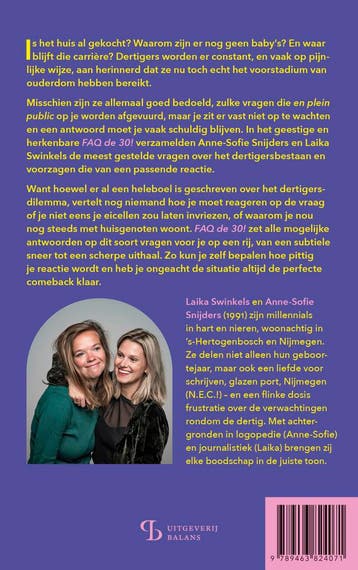 FAQ de 30! 9789463824071 Laika Swinkels, Verzenden, Zo goed als nieuw, Laika Swinkels